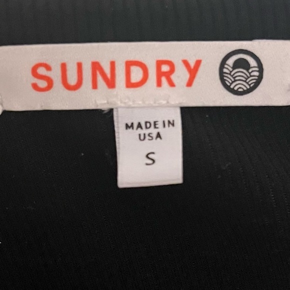 Sundry Ribbed Snap Dress - Picture 6 of 6